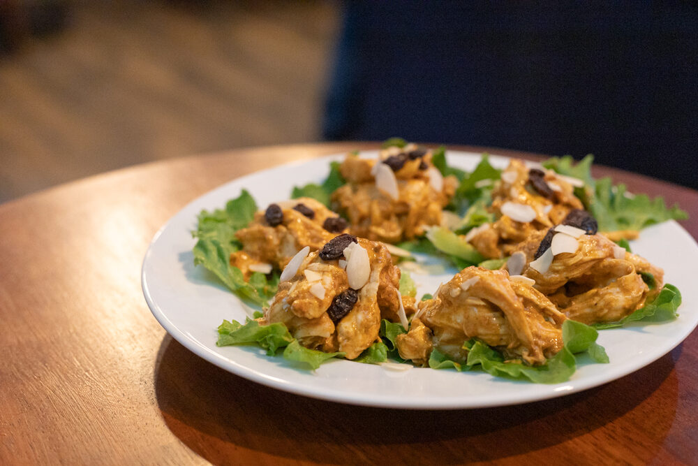 Coronation Chicken at NEAR AND FAR, a British pub in Susukino, Sapporo