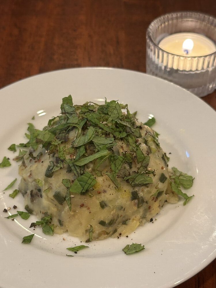 Potato Salad at NEAR AND FAR, a British pub in Susukino, Sapporo
