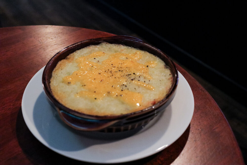 Shepherd's Pie at NEAR AND FAR, a British pub in Susukino, Sapporo